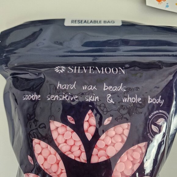 Hard Wax Beads - Sensitive Skin Hair Removal Kit 1.2lb Refill Pack 10 App Sticks - Picture 3 of 10